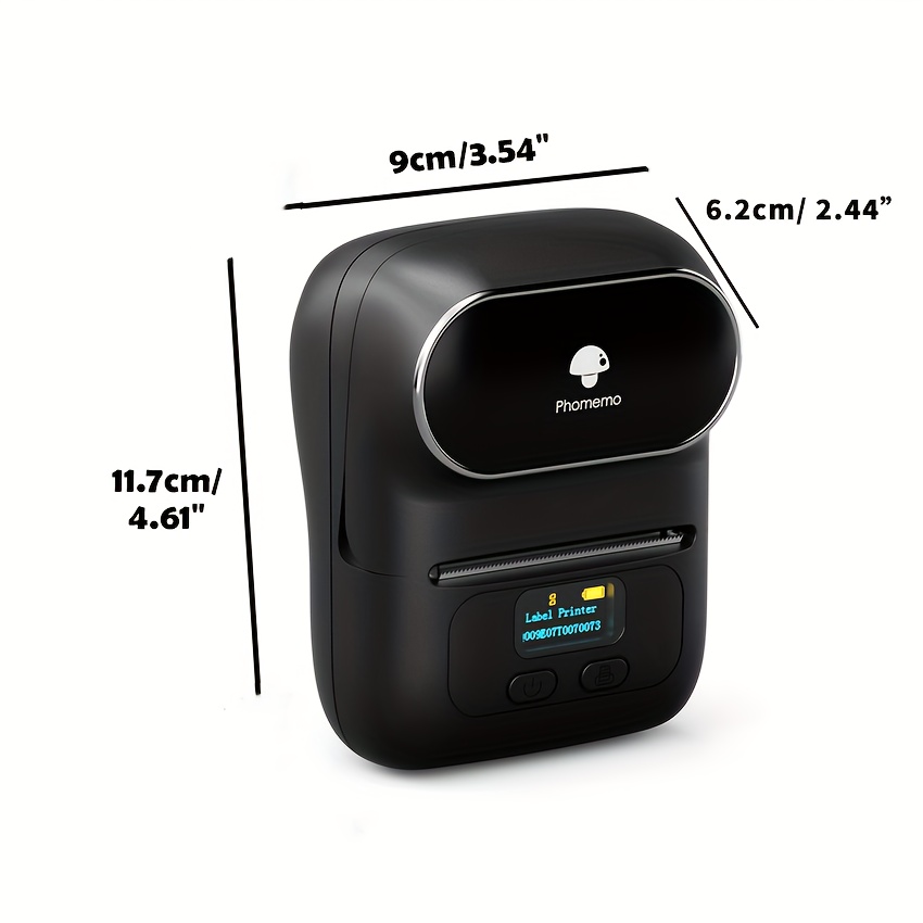 Omabeta étiqueteuse thermique Mini-imprimante d'étiquettes thermiques ,  modifiable par application, informatique imprimante Vert