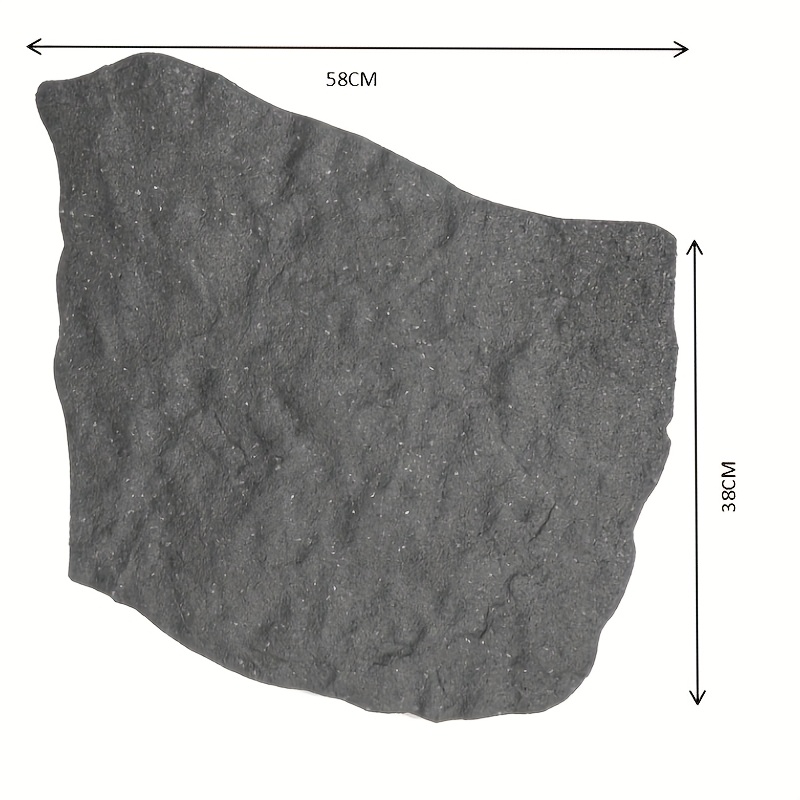 TEMU Nicoman Block Garden Stepping Stone Rubber Steps Hard Wearing Heavy Duty Outdoor Pathway Tiles - (grey, Set Of 4)