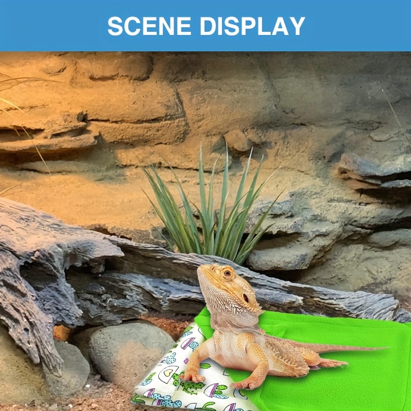 Sleeping Bag Set for Reptiles, Including a Pillow And Blanket, Designed for Bearded Dragons And Suitable for Guinea Pigs, Rats, And Hamsters - Image 7