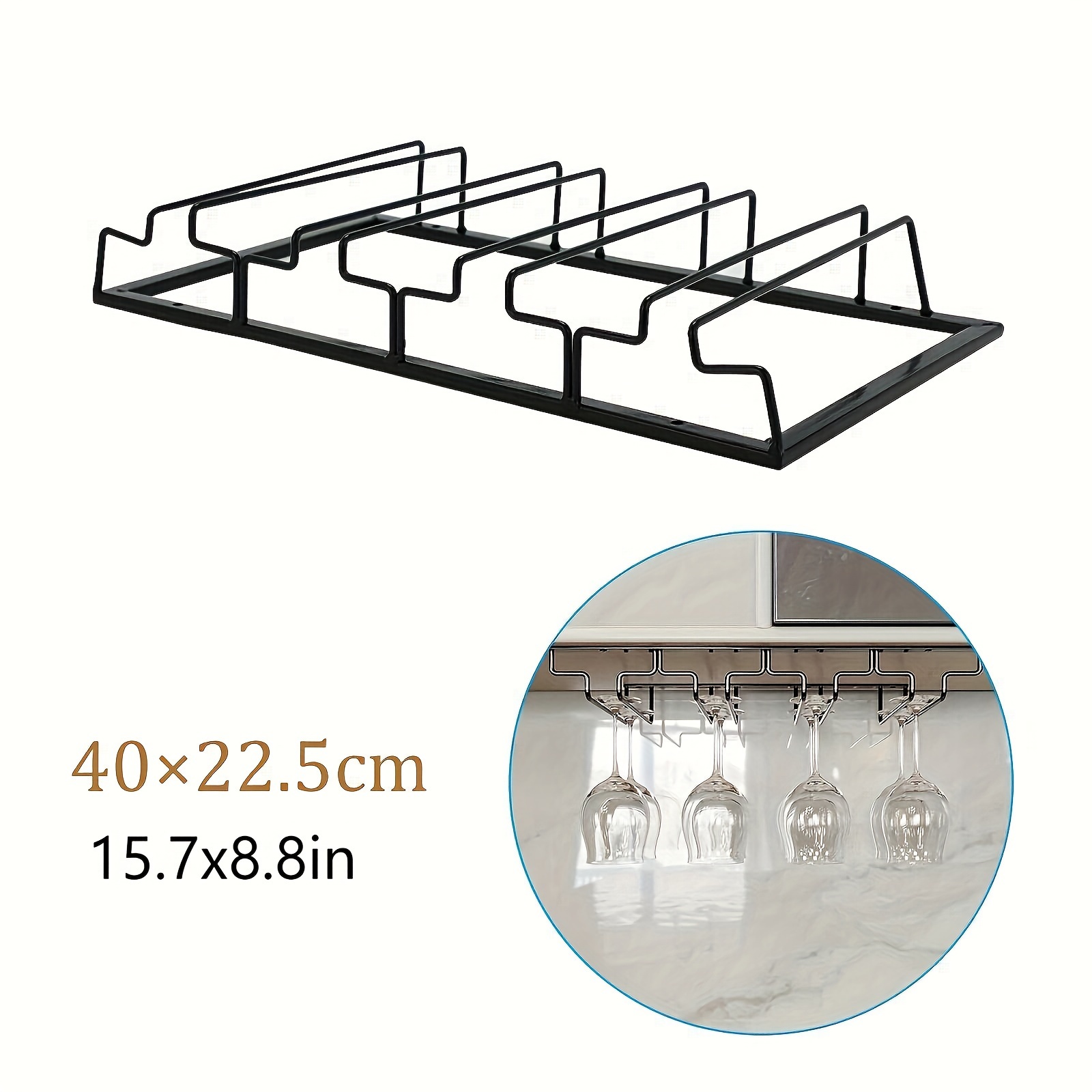 wine glasses rack cabinet stemware rack wine glass hanger - Temu