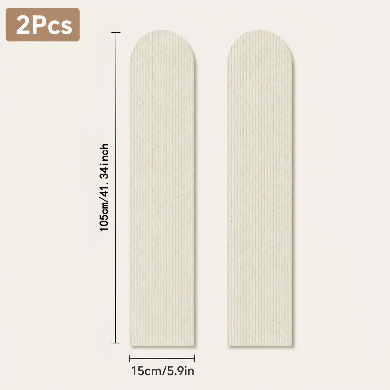 TEMU 2pcs Self-adhesive Cat Scratching Boards, Vertical Wall Stickers, Wear-resistant, No , Does Not Hurt Claws, Wall Protector Pad, Anti-scratch,