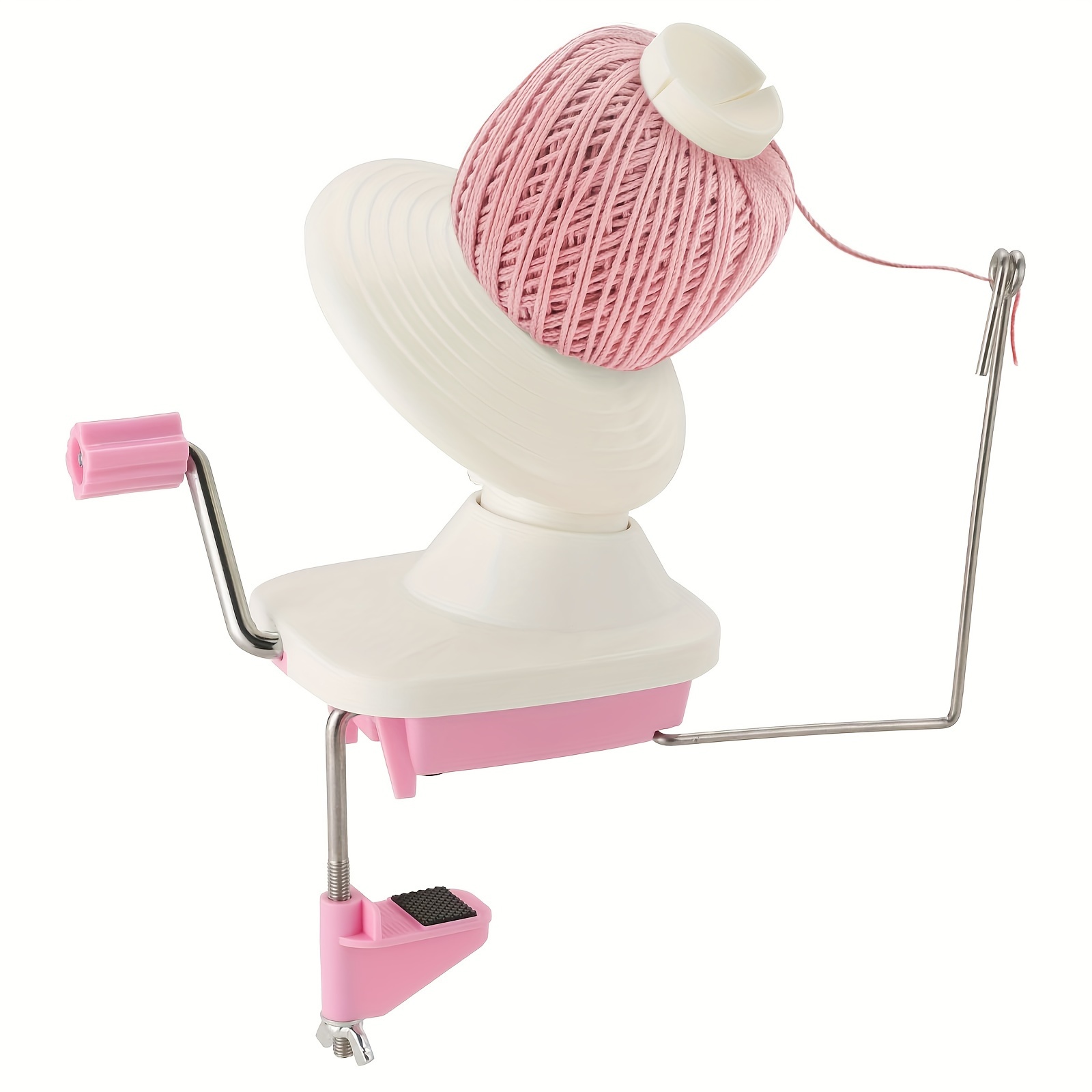 

Pink Hand-operated Yarn : Yarn For Home And Plying - No Battery Required