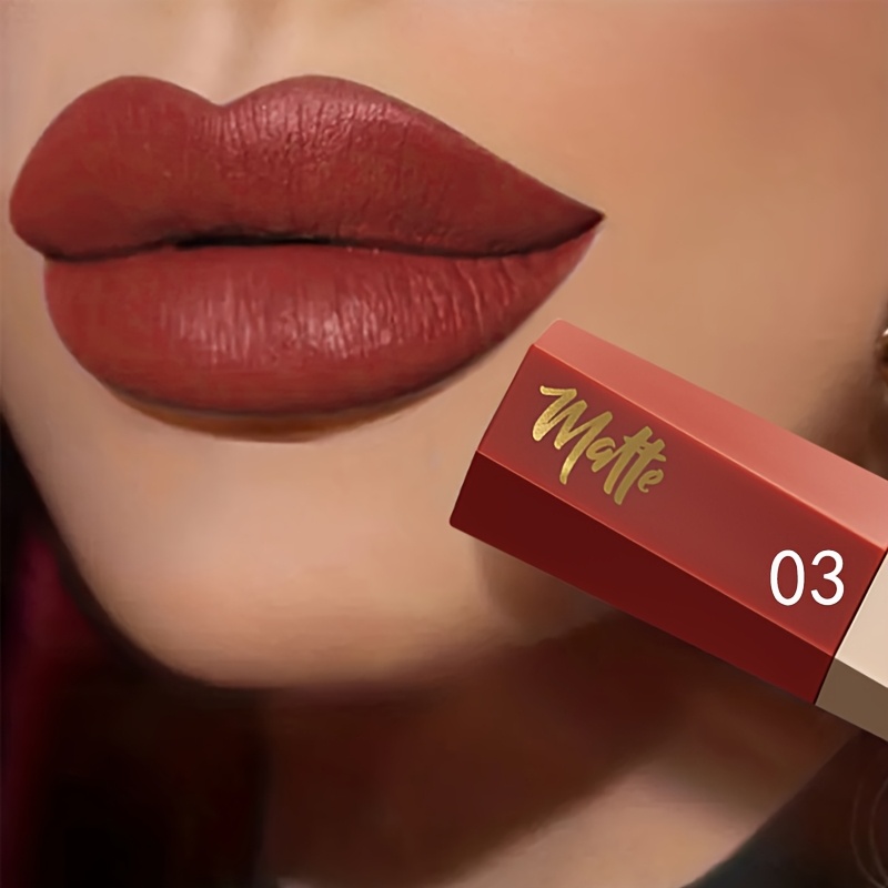 Pudaier Waterproof Matte Velvet Lip Gloss Long-Lasting Nude Shades in 13 Colors