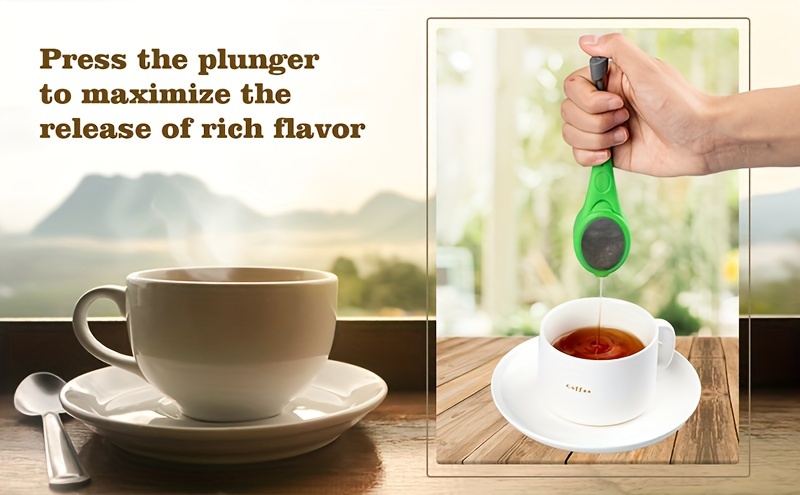   tea infuser for loose leaf tea no drip design   afternoon tea and kitchen   grade   1pc details 5