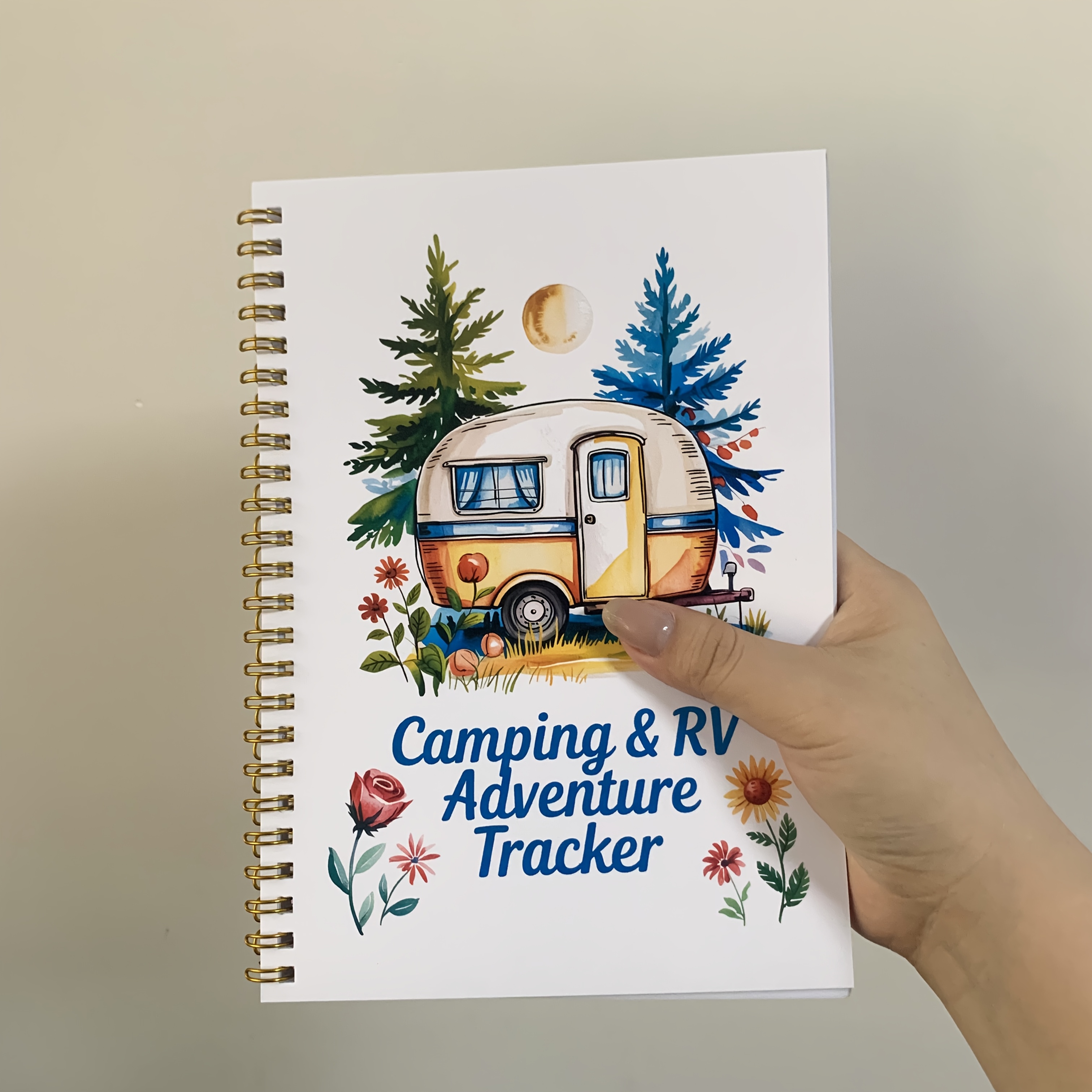 TEMU Tracker d' de camping et de camping-car : Suivez les emplacements de camping, les itinéraires et les activités | Journal de camping et souvenirs