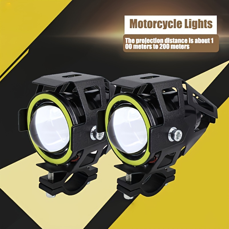 Universel Moto Phare LED Étanche Conduite U2 U3 U5 U7 Moto Spot Lampe  Antibrouillard Moteur Accessoires 12V Du 6,34 €