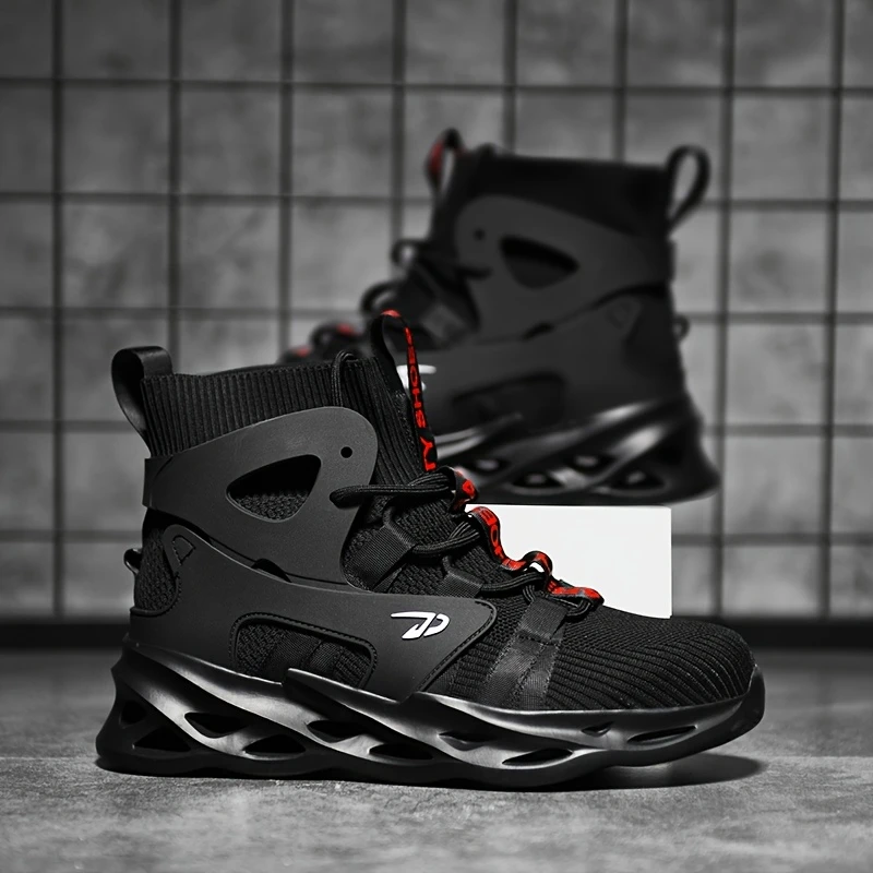 mens womens lace up shoes lightweight sneakers with non slip tpu sole breathable fabric upper black red accent low for everyday formal athletic unisex casual shoes formal footwear sleek sneaker design stylish laceups durable footwear minimalist style daily wear details 4