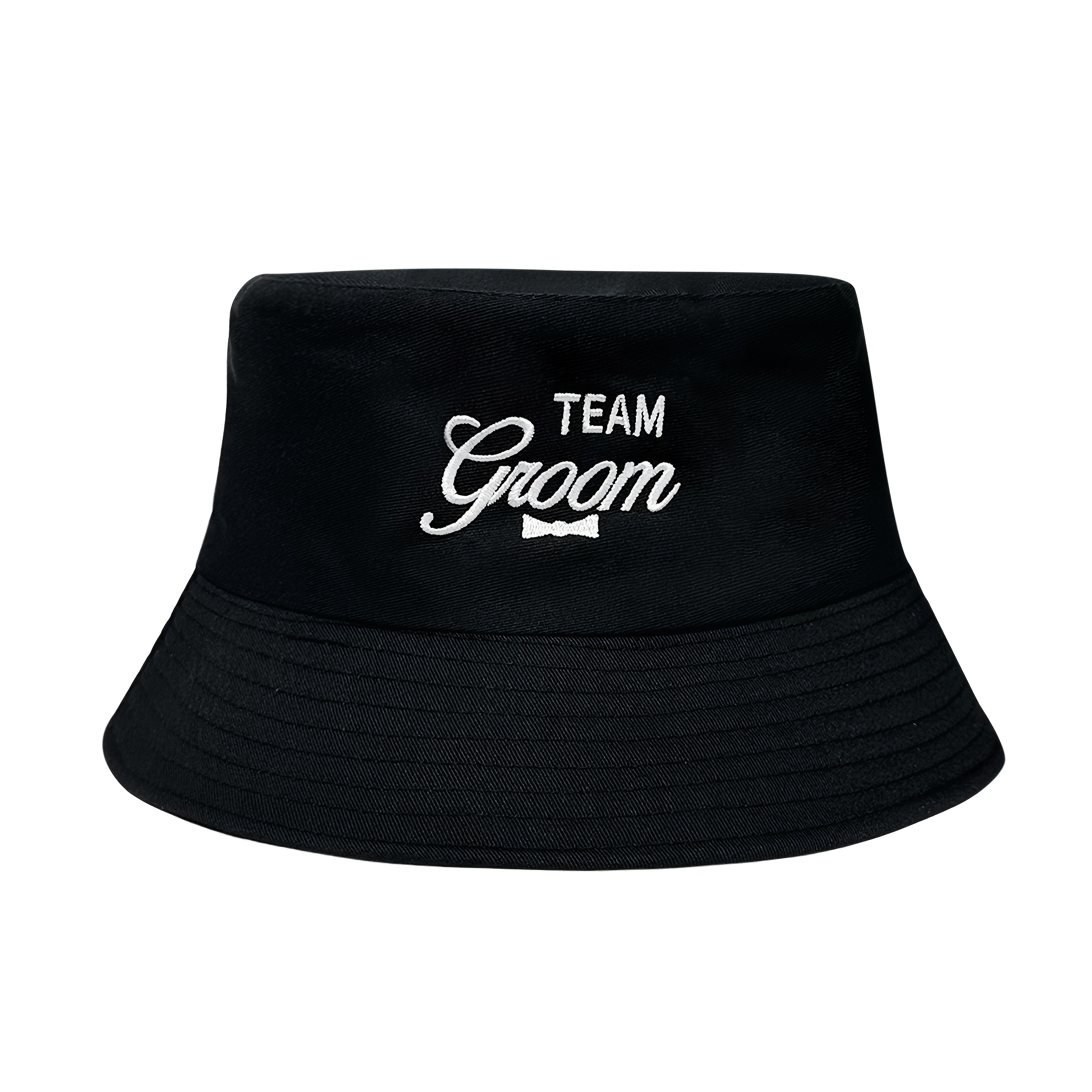 bride embroidered bucket hat sun hat beach Temu United Kingdom