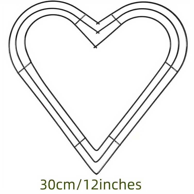 

Heart/round Metal Wire Garland Frame 12 Inches