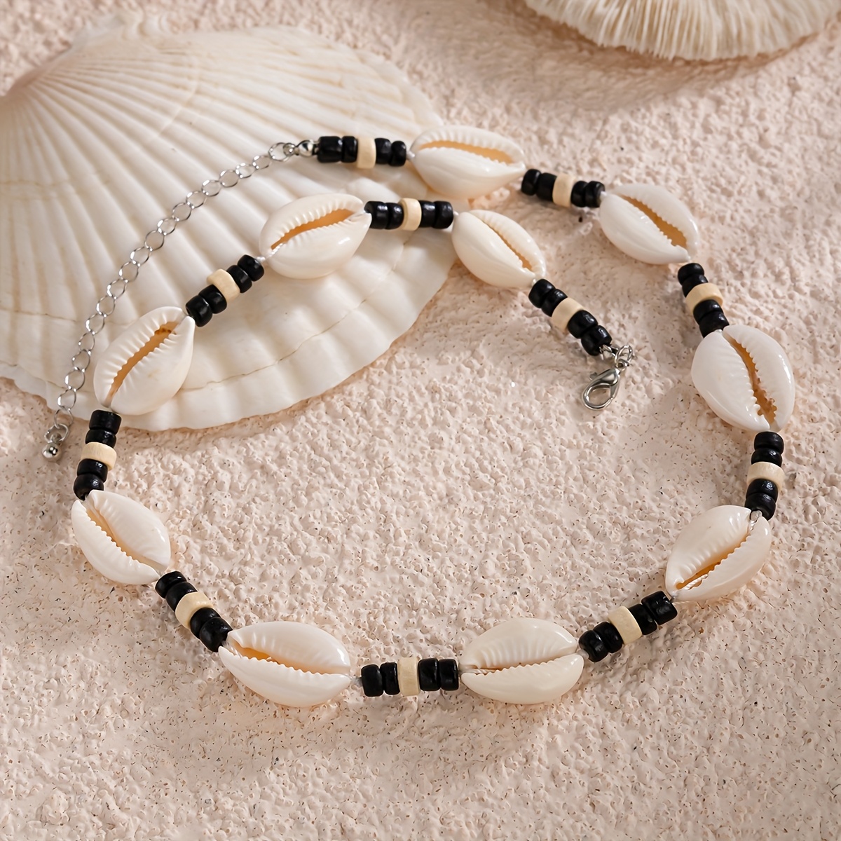 Adjustable Ocean Style Men's Shell Necklace