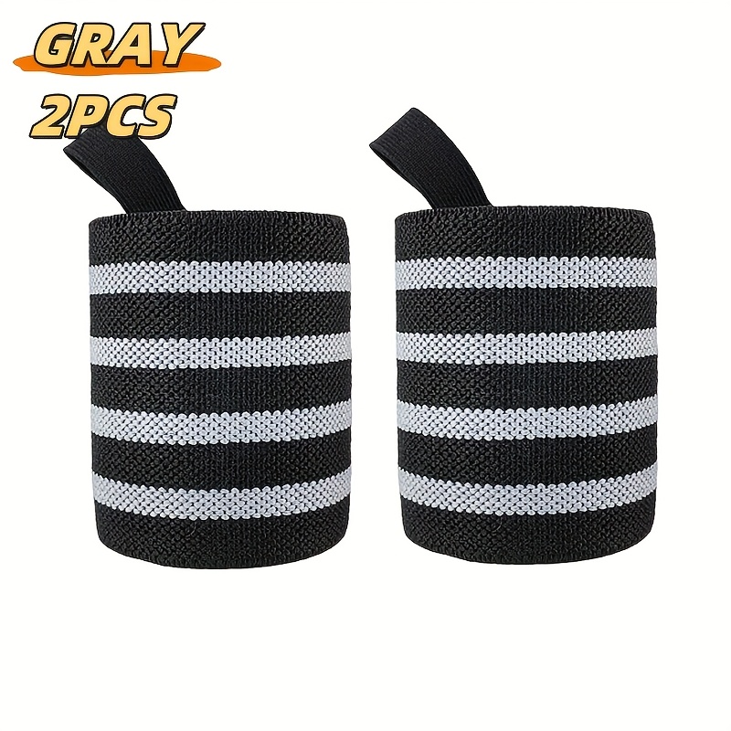 TEMU 1pc/2pcs Adjustable Wrist Brace - Polyester Compression Non-slip Wrist Strap With Padded Thumb Brace - Ideal For Weightlifting, Gym Training &