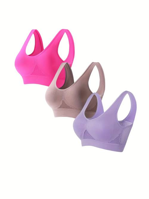 5pcs l 5xl large sports underwear womens mesh hollow yoga bra running shockproof fitness tank top
