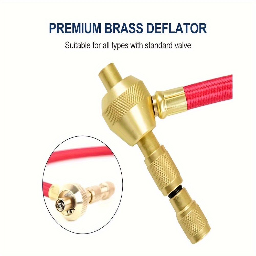 70psi mechanical pointer tire pressure gauge tyre deflator Temu