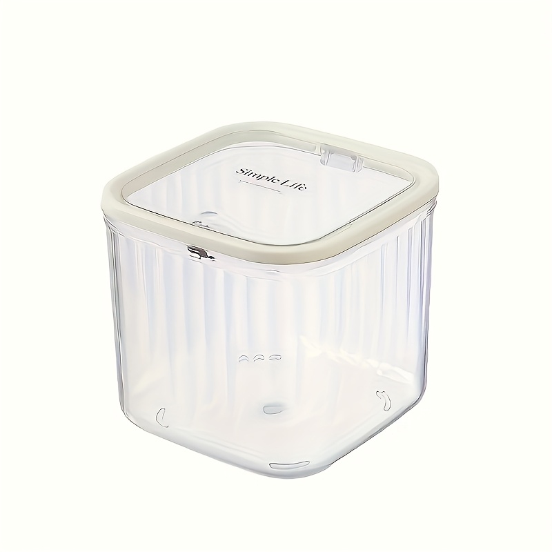 TEMU Sealed Laundry Storage Container, Transparent Organizer For Detergent, Fabric Softener Sheets & Pods - Organization Accessory, Desktop Storage