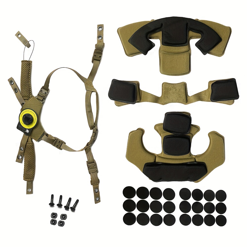 

Wendy Helmet Suspension System Adjustable Lanyard Fast Mich Outdoor Helmet Accessory Spongy Pad