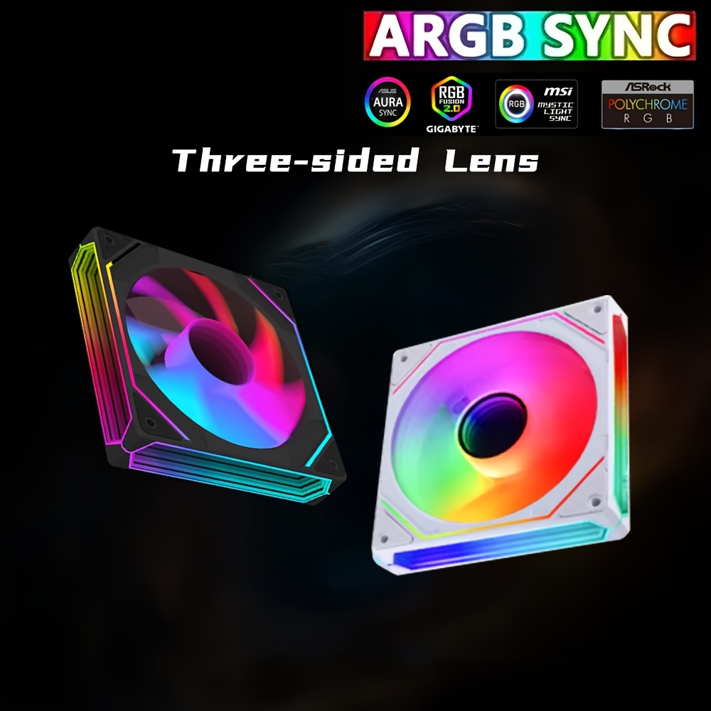 computer rgb fans sold on Temu United States