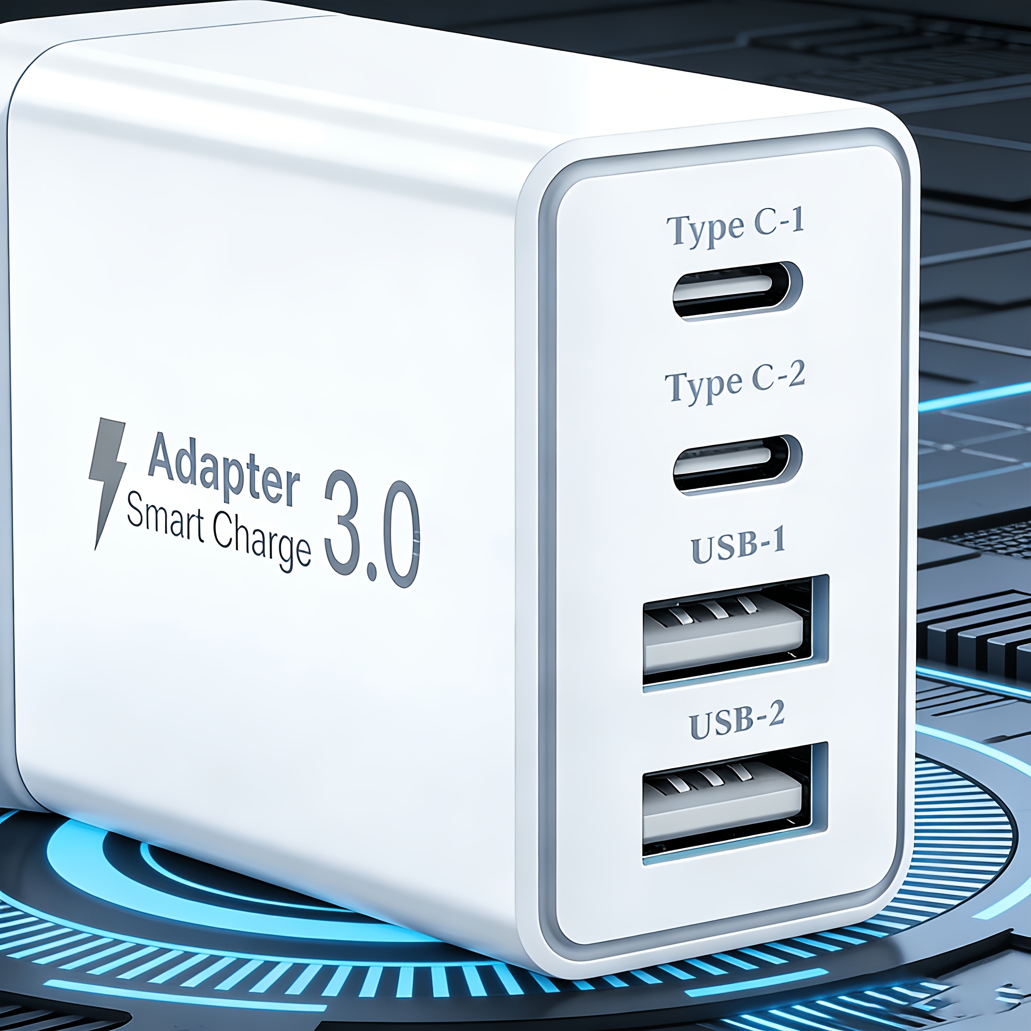 usb c plug charge multi usb plug uk charger plug 4 port dual port usbc power adapter wall charger head type c charging plug mobile phone mains   for iphone 16 15 14 13 12 11 pro   for ipad for galaxy