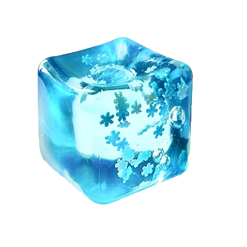 Image of Cube Of Ice Stress Ball, Slow Rebound Squeeze Toy, Cube, Party Favor Stress Relief Toy