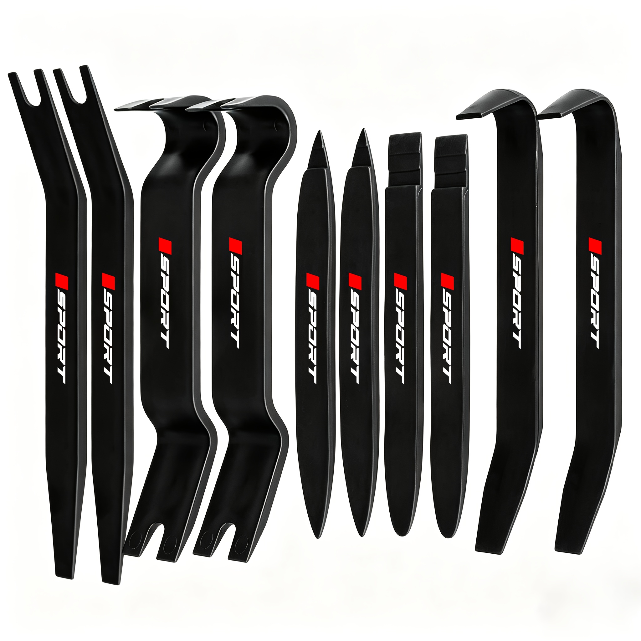 TEMU 10pcs Automotive Interior Disassembly Tool Kit, Scratch-free Pry Bar, Suitable For Disassembly And Assembly Of Car Door Panels, Instrument
