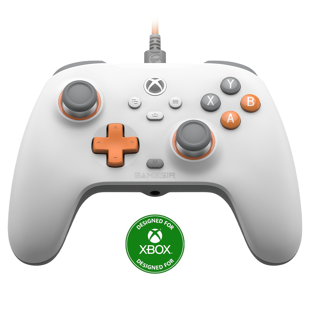 White Temu Gamesir T7 Wired Game Controller With Hall Effect Plug And Play Low Latency Gaming Gamepad For Xbox Series X/S, Xbox One, /11 And Steam