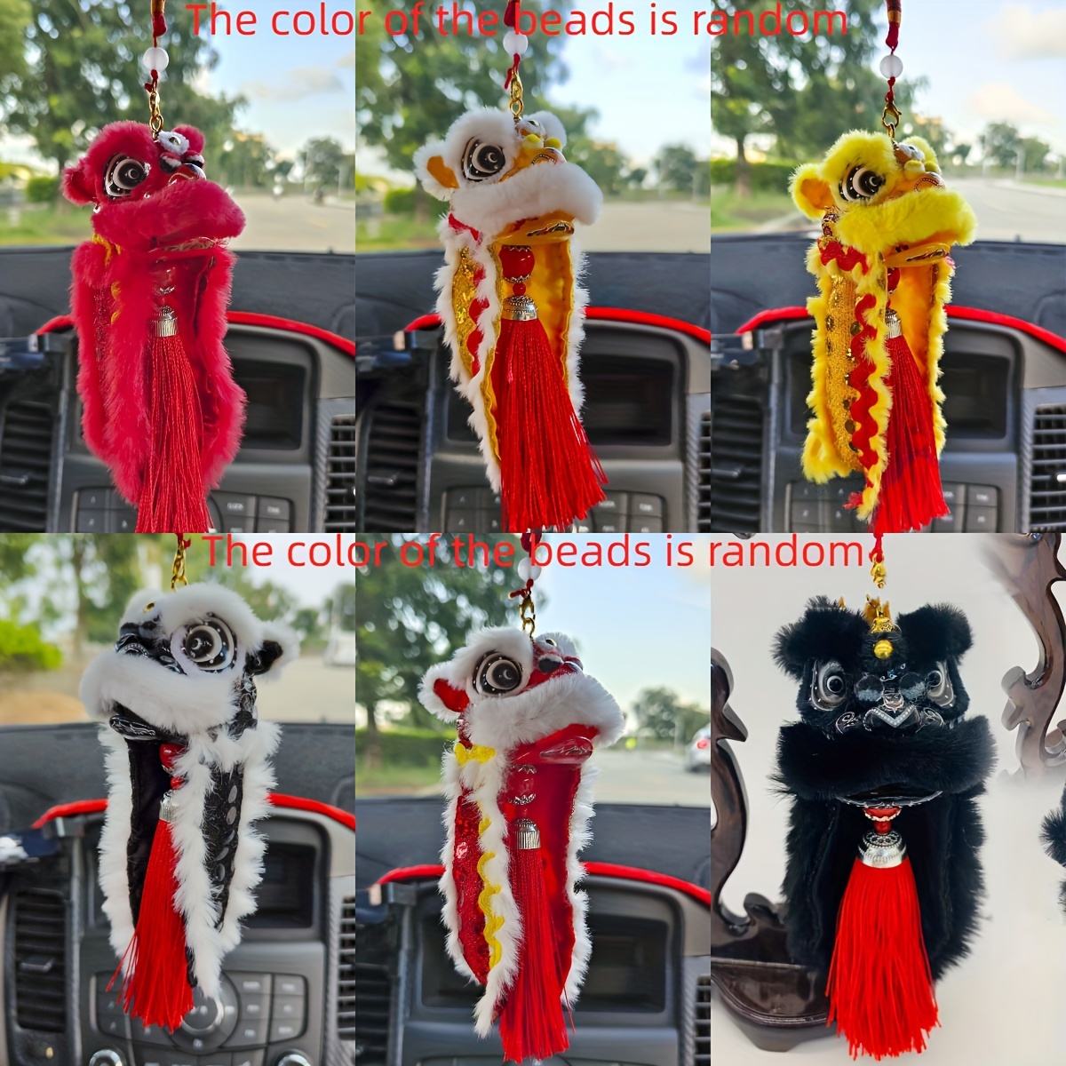 Necklace DIY Chinese Lion Dance Tassel Embroidery Kit Handmade Sewing Craft  Decor Gift Embroidery Hoop Embroidery Accessories From Cat11cat, $4.98