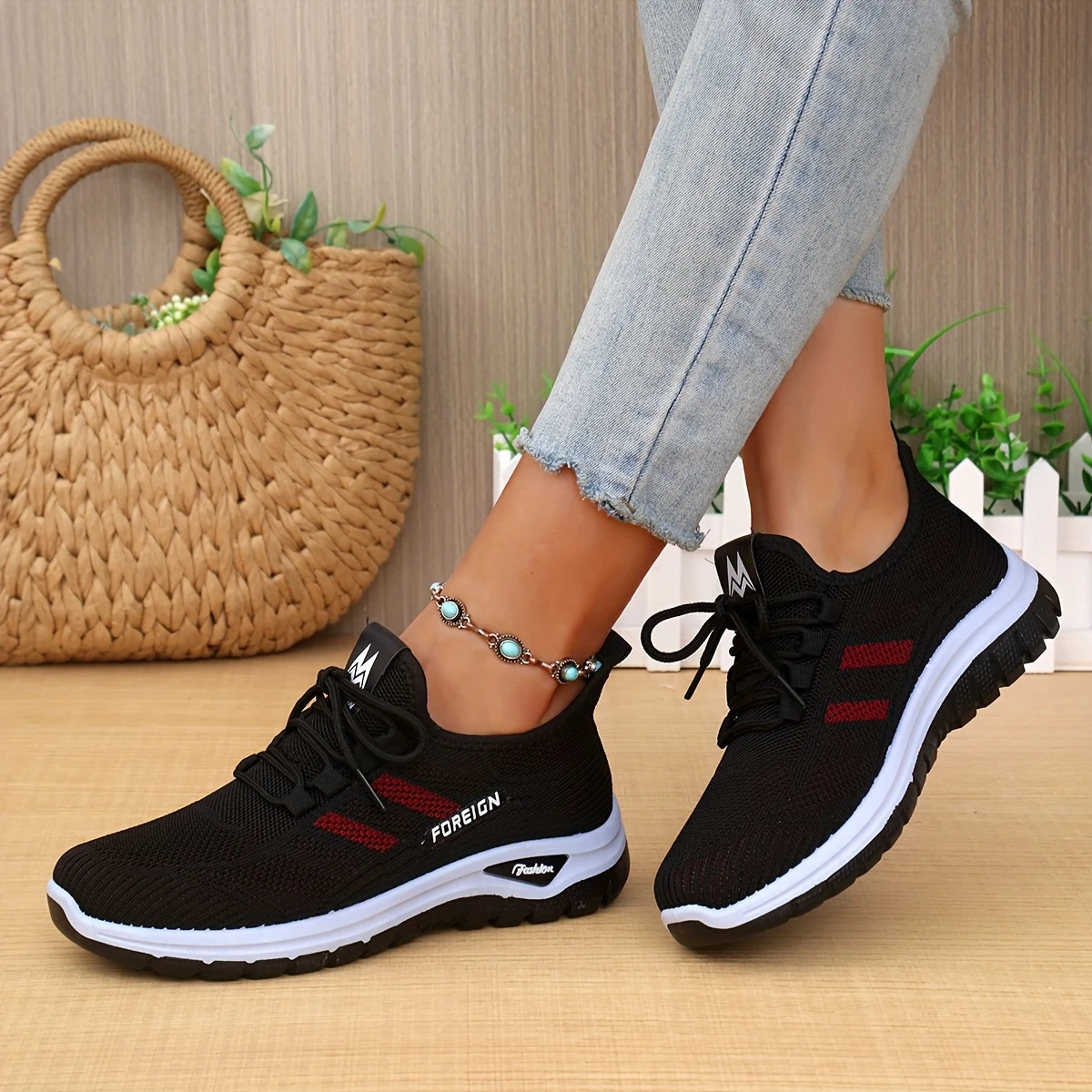 womens casual sports white sneakers a summer must have for featuring a cushioned flat sole for shock absorption slip on shoes are daily commutes outdoor activities and details 9
