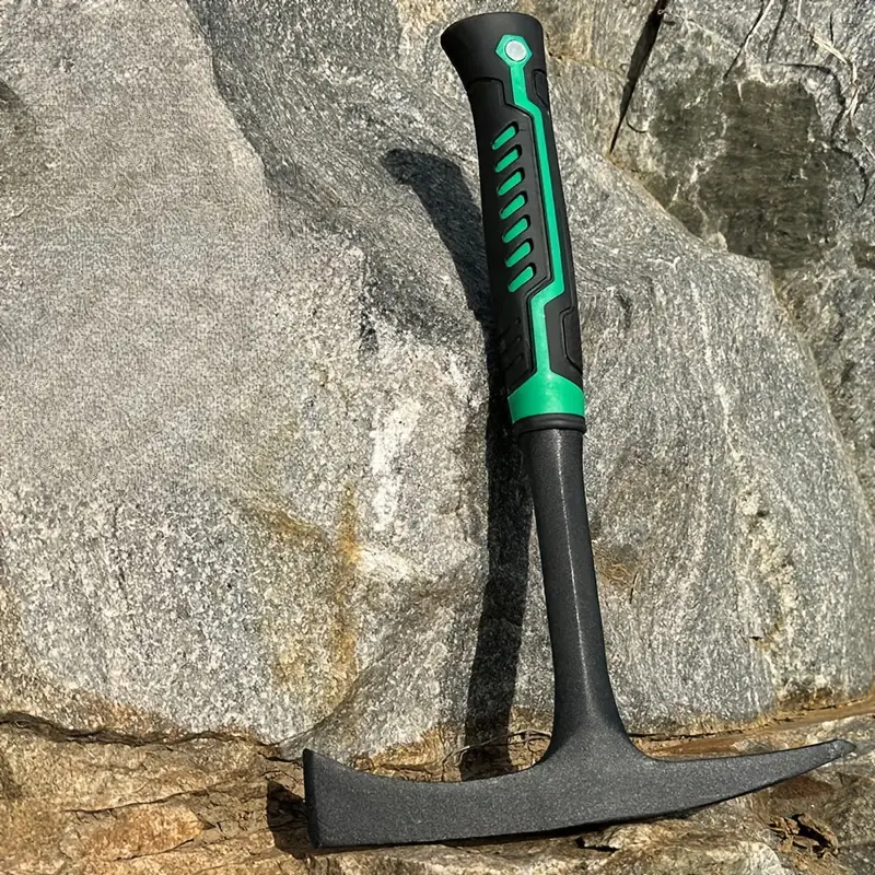 1pc geological exploration   of high carbon steel durable and sturdy with a comfortable handle suitable for industrial use rock climbing exploration and emergency   small hammer Product details 4