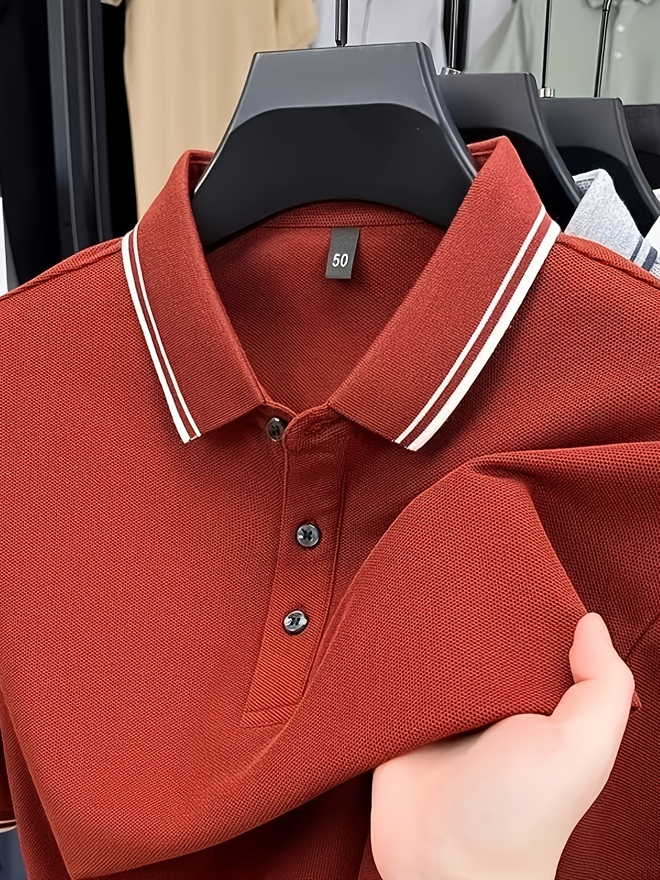 Men's Shirt Short Sleeve 2026 New Summer Lightweight Business T-Shirt Casual Collared Half-Sleeve