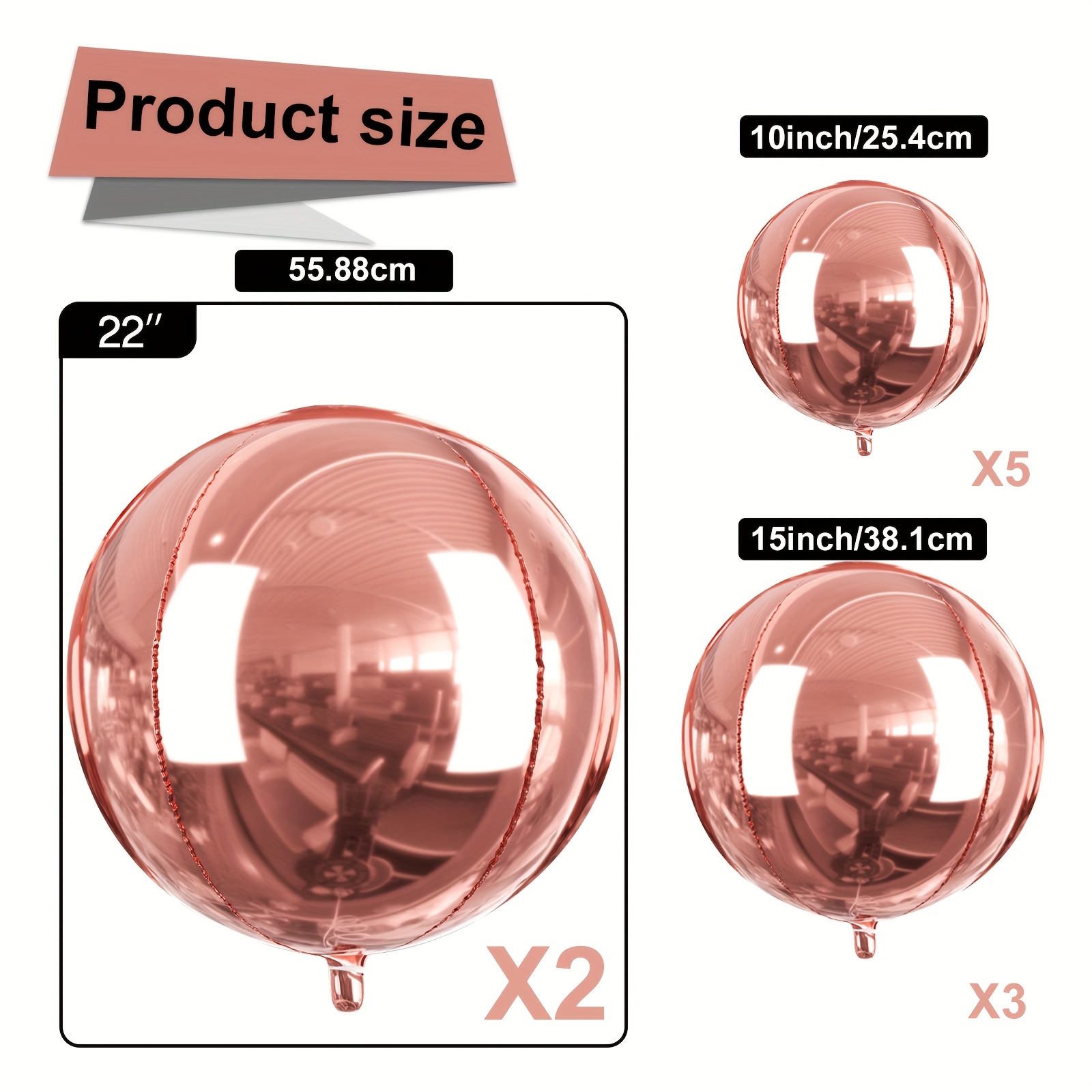 TEMU 10pcs, 4d Rose Balloons - Suitable For Weddings, Birthdays, Anniversaries, Outdoor Events And Party Decorations, Elegant Decorations, High-end