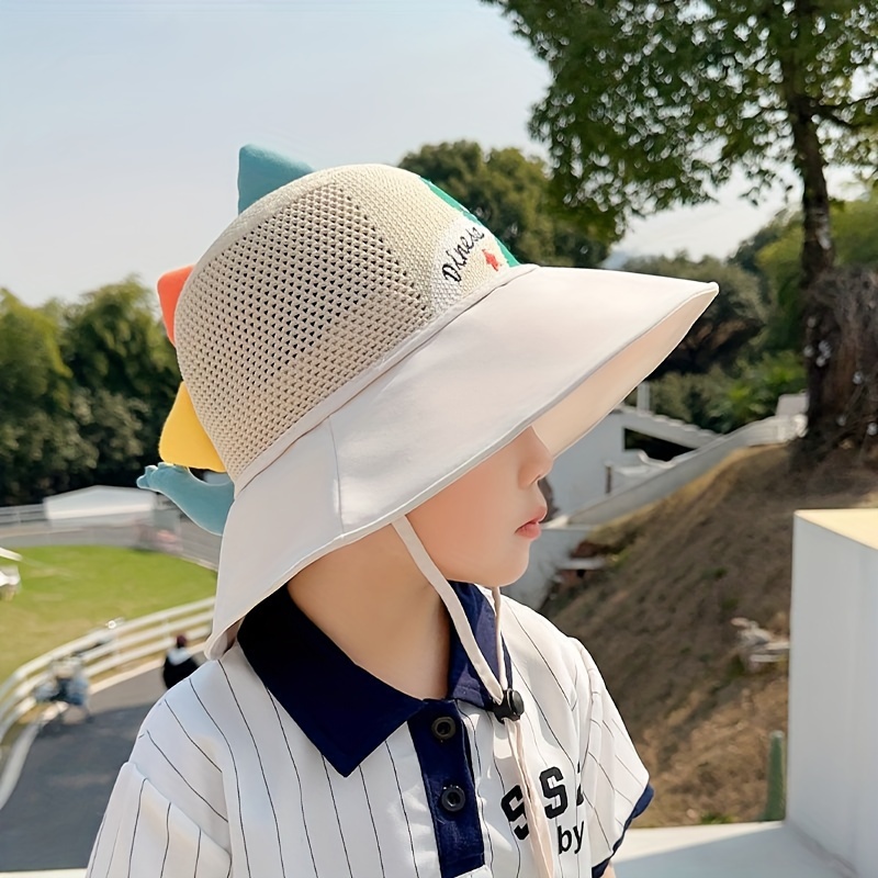 1pza Sombrero Informal Protección Uv Niños Niñas Sombrero - Temu