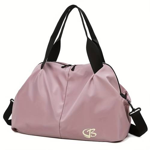 nylon lady gym bag wet and dry separate bag cup bag sports bag a stylish and portable travel bag for short trips