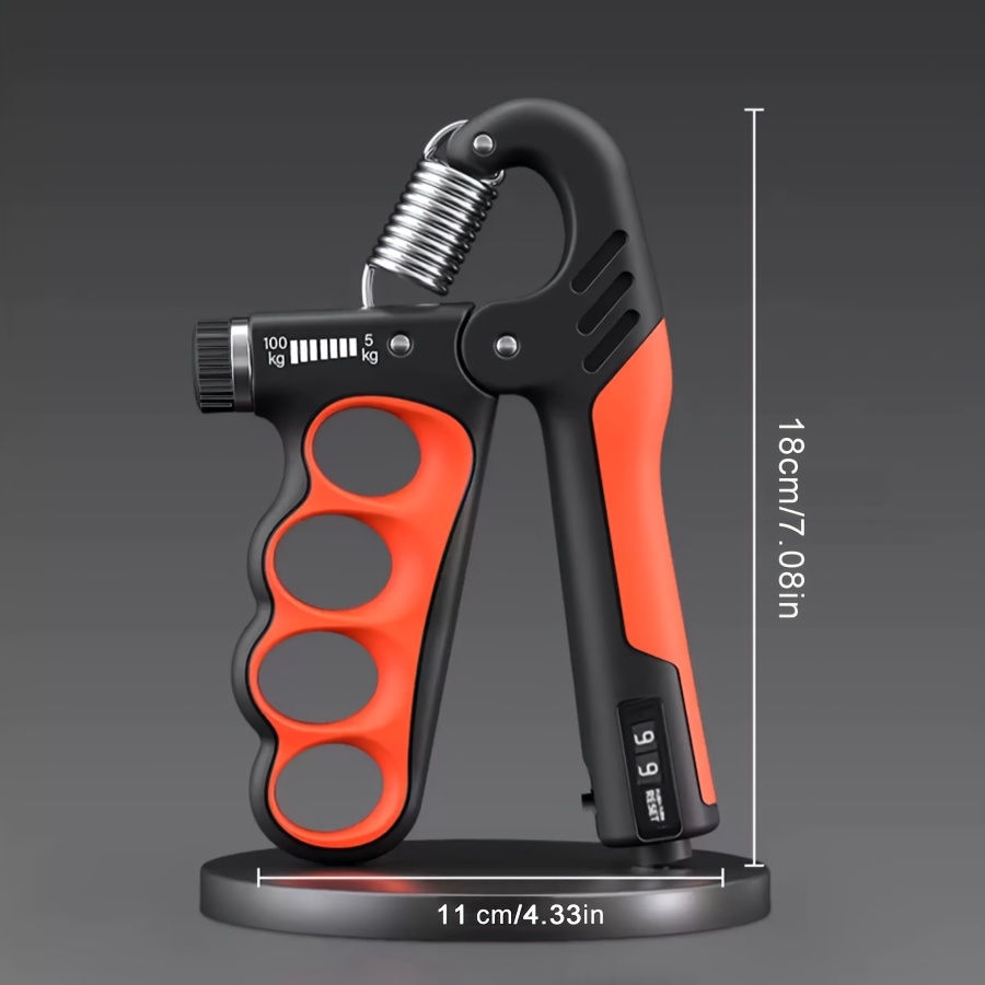 TEMU 5-100kg Adjustable Mechanical Strengthener Men Women Adult Sports Fitness Hand Strength Training Finger Training Grip