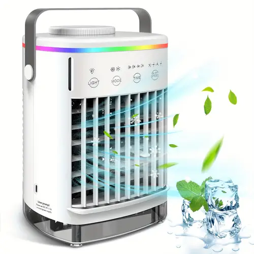 1pc portable air cooler fan usb mini fan for bedroom no battery required office cooler modern air cooler usb powered fan portable fan