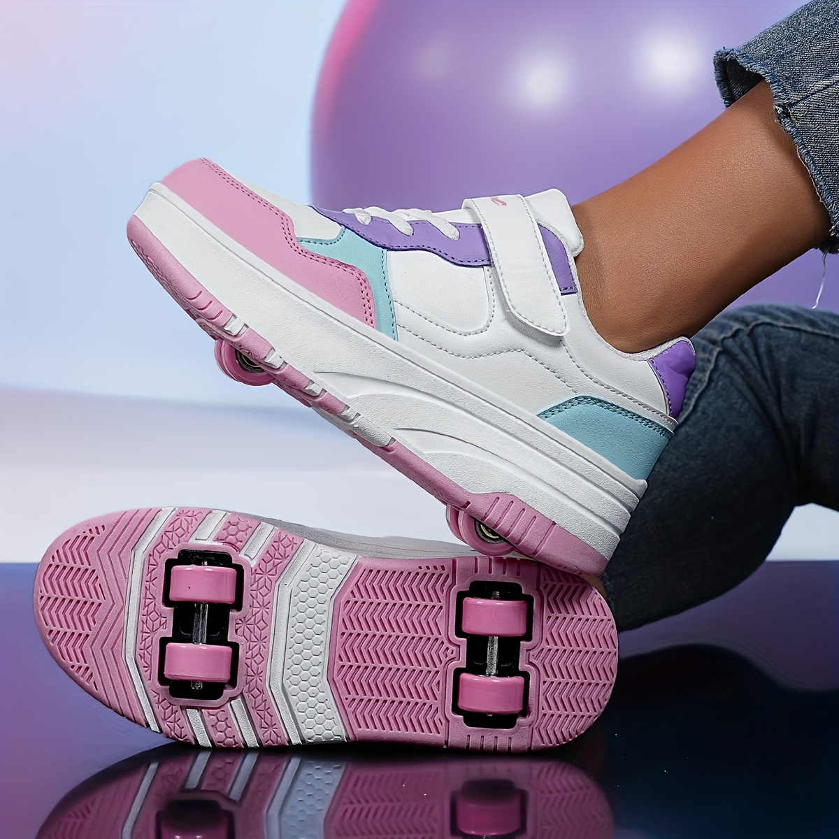 Nieuw trendy 1 paar meisjeskleurenblok