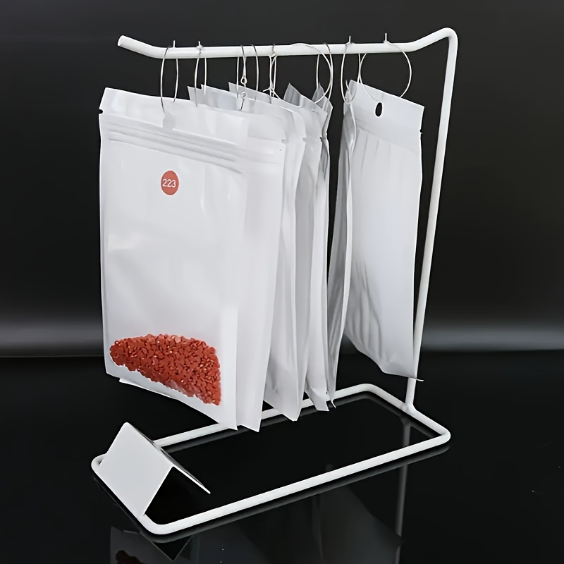 TEMU 1pc 화이트 메탈 데스크 오가나이저, 다중 후크 - 멀티-사용 키체인, 립스틱, 목걸이 및 귀걸이 홀더, 가정, 사무실, 보석 가게 디스플레이, 데스크 액세서리