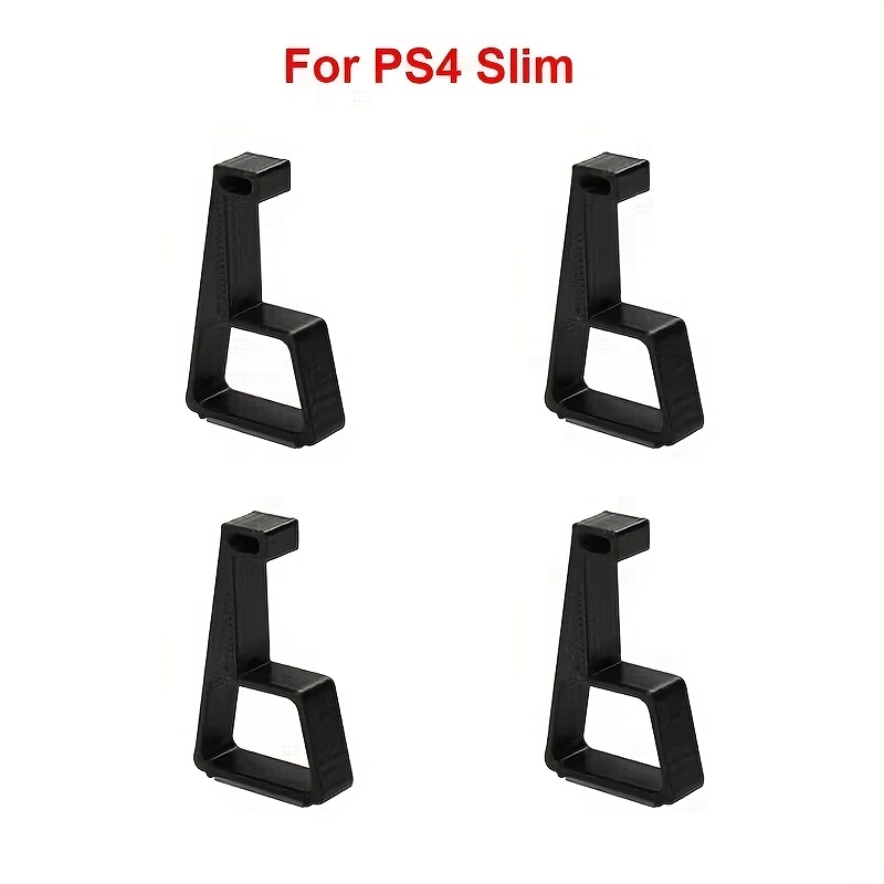 TEMU 4pcs Heat Dissipation Bracket Suitable For Tectecinter For Ps4, Elevated Footrest Bracket, Footrest Bracket Suitable For Ps4 Slim