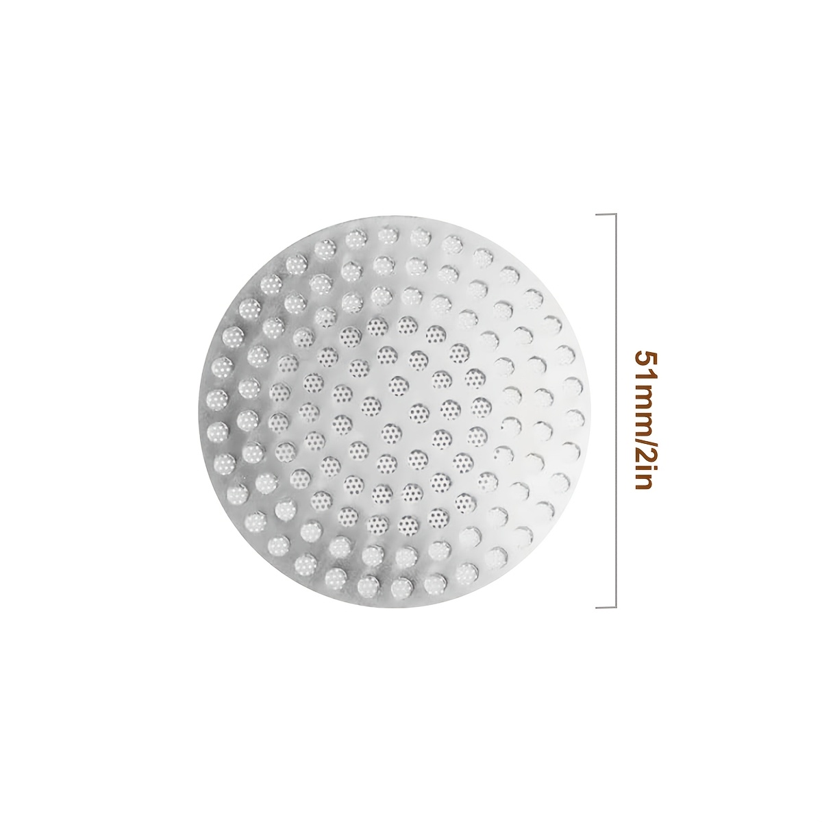 TEMU 51/53/58mm Espresso Puck Screen Dual Layer - 304 Stainless Steel Coffee Filter Reusable, 1.7mm Thick Portafilter Basket Screen, Ultra Thin Lower