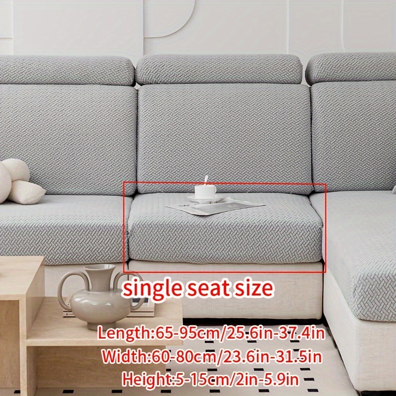 TEMU 1pc/2pcs Elastic Sofa Cover, Pet-friendly Non-slip Sofa Protector, Dust And, Easy To Clean And Durable