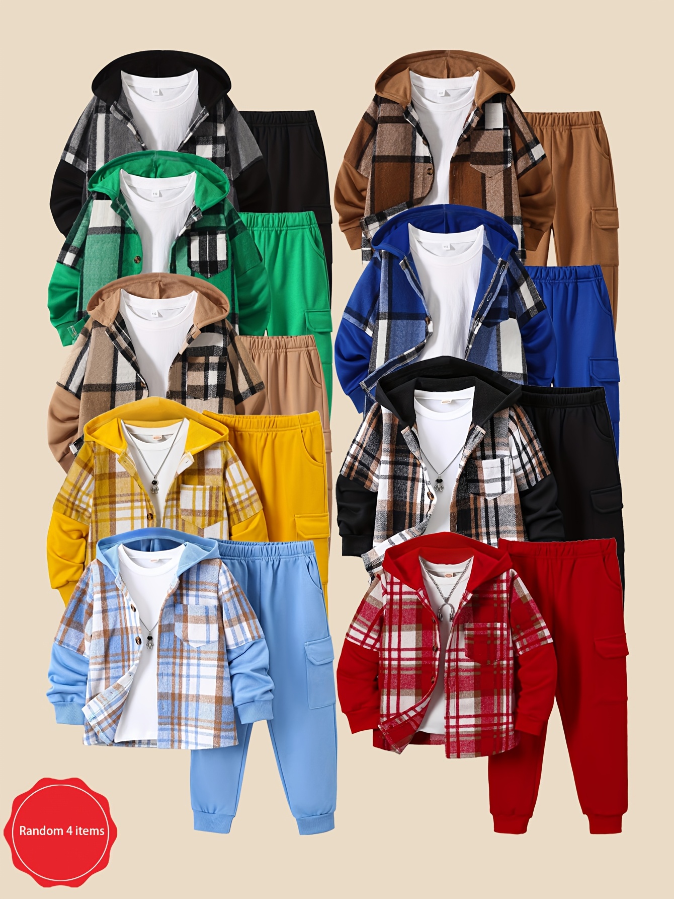     4pcs fashionable boys tops and pants set new   for boys aged 3 14 outdoor sports set     2 sets   mind please do not   for outdoor
