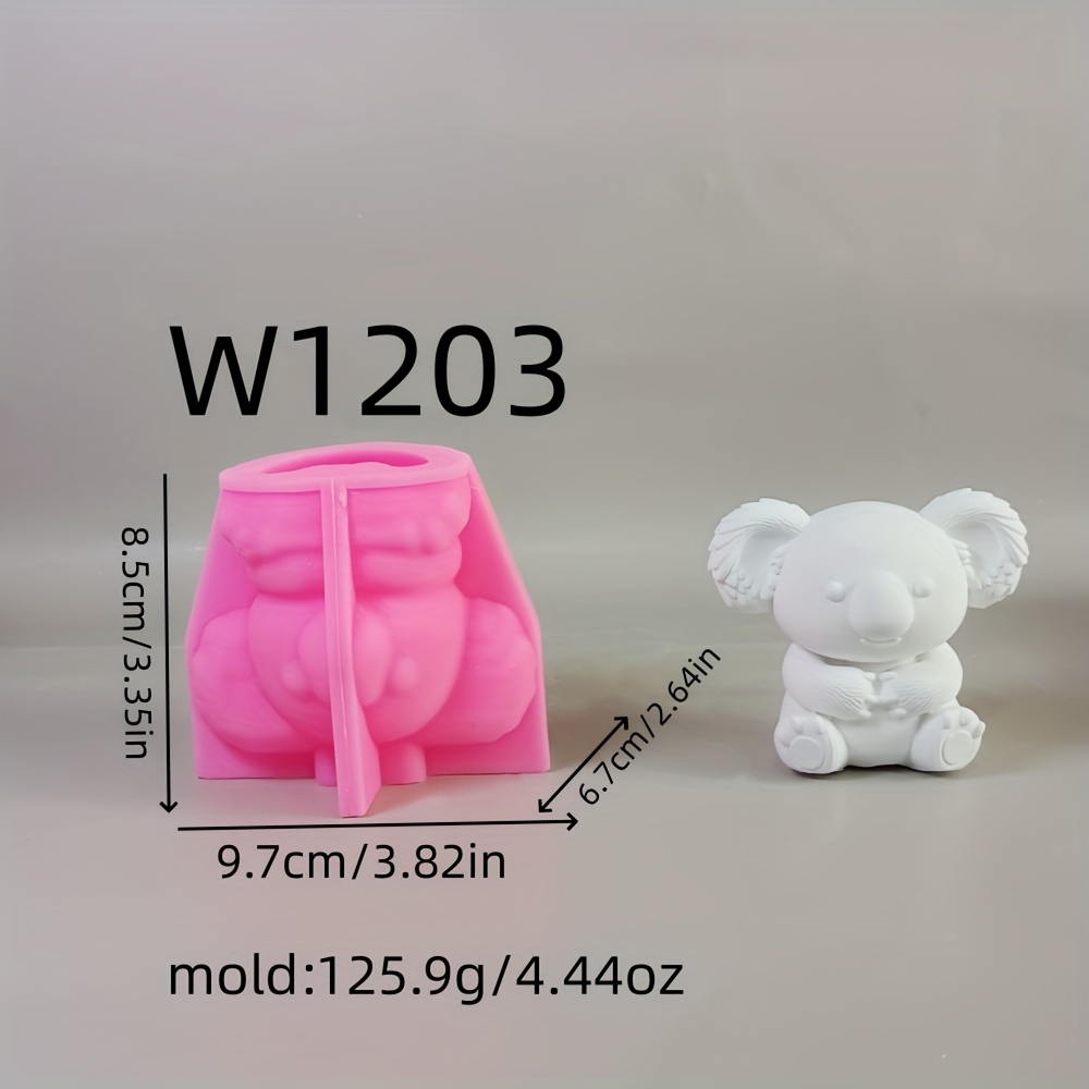 Image of Resin Silicone Mold Animal 3d Ornaments Silicone Mold Diy Candle Silicone Mold Gypsum Ornaments Silicone Mold Silicone Mold Home Decor Epoxy Resin Mold 125.9 W1203