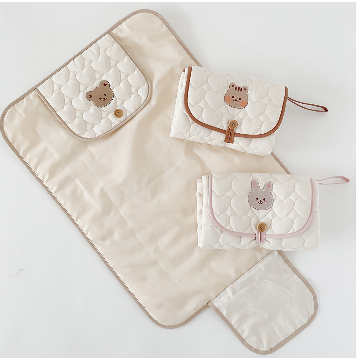 childrens portable diaper changing pad foldable diaper pad bag multifunctional baby diaper changing table urine pad details 1