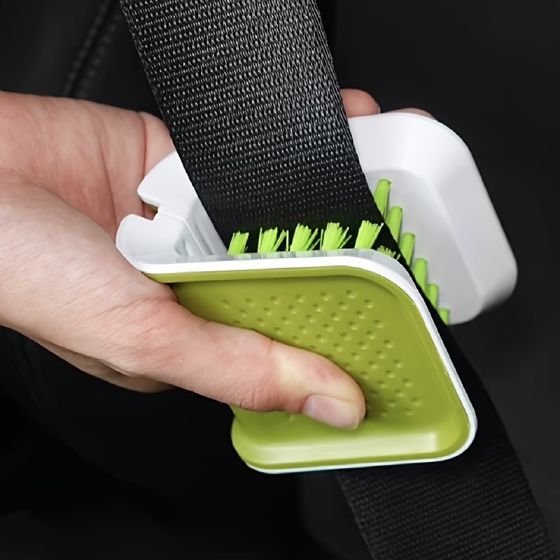 

1pc Multi-purpose Car Seat Belt Cleaning Brush - Durable Plastic, Interior Detailing Tool For Dust Removal & Air Conditioner Vent Cleaning