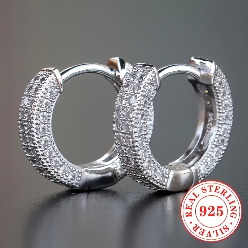 

925 , Suitable For Women And Men, 4g And , Synthetic Zirconia , Suitable For And , April Stone Jewelry To Give Christmas Gifts