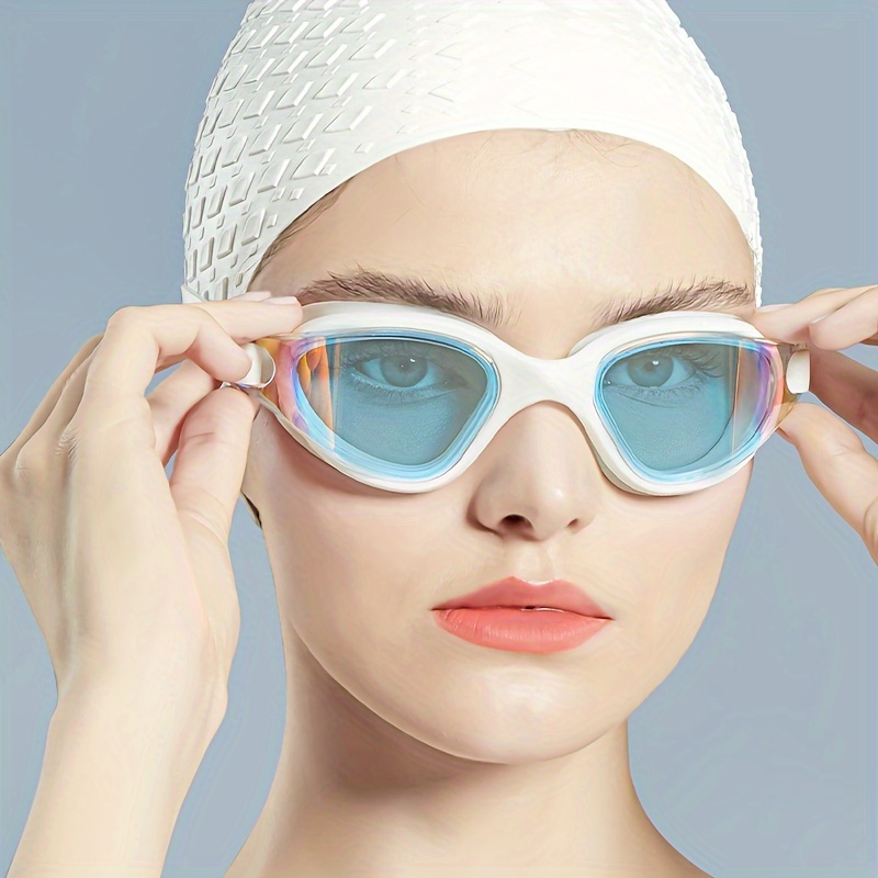 

1pc Waterproof Anti-fog Swimming Goggles, Professional Swimming Glasses