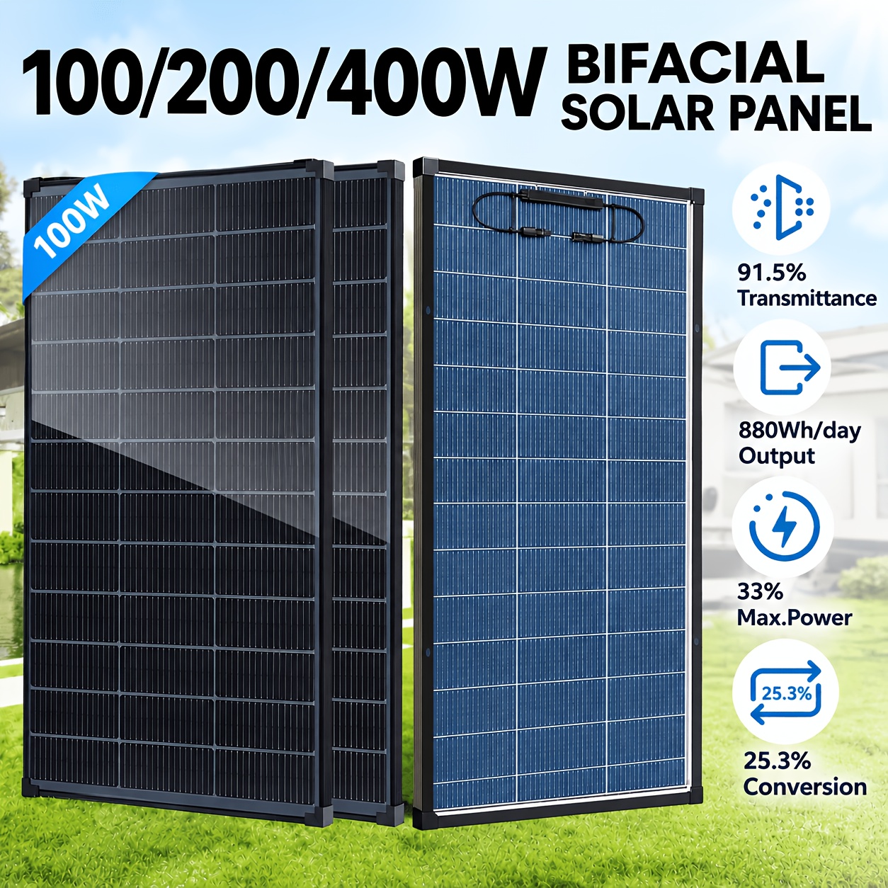 solar panels sold on Temu United States