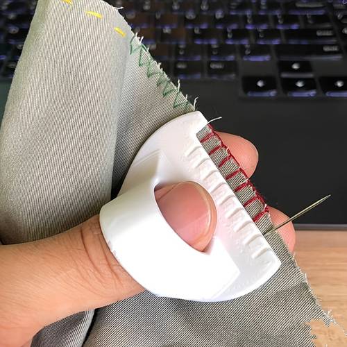 beginner plastic hand sewing tool with 4mm 3mm ergonomic diy craft needle guide for precise stitching white fabric decoration supplies sewing supplies accessories beginnerfriendly design durable construction handle