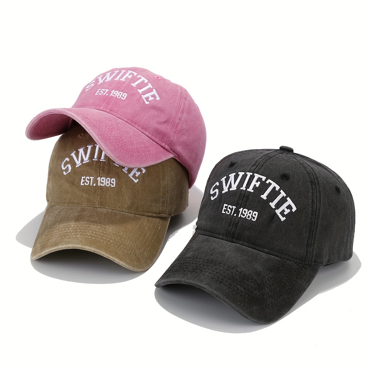 

Unisex Swiftie Embroidered Baseball Cap - Adjustable, Sun-protective Cotton Dad Hat For Music Lovers