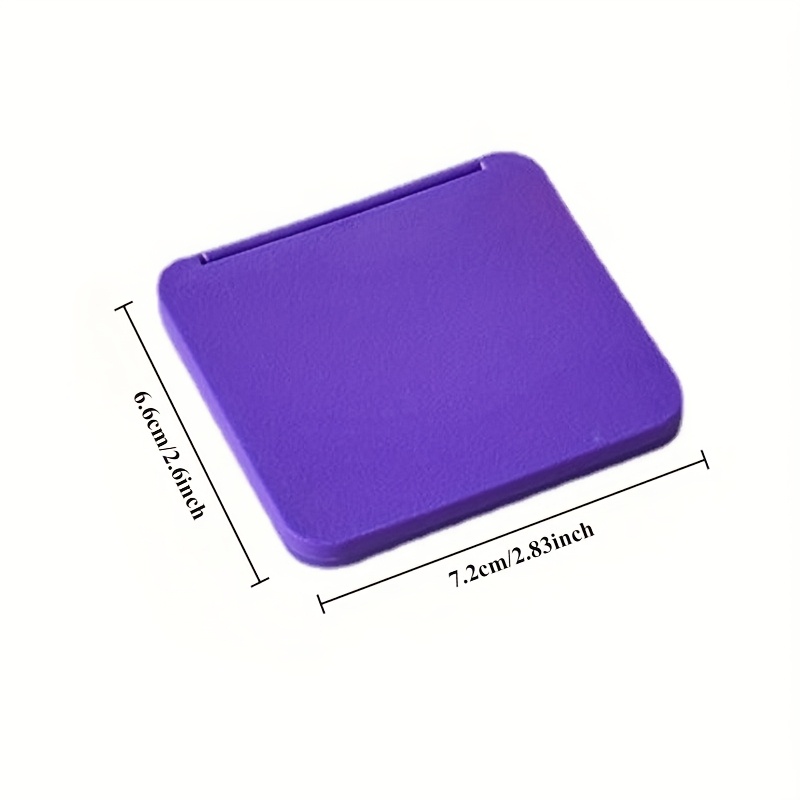 5pcs Set of Random Color Double-Sided Square Makeup Mirrors