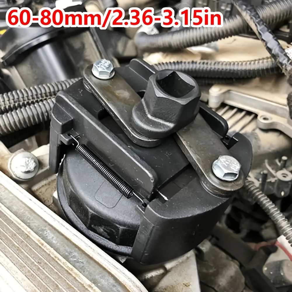 Kit Chiavi Per Filtro Olio | Pinza Regolabile E Chiave A 3 Ganasce | Universale Per Auto E Moto - Foto 6