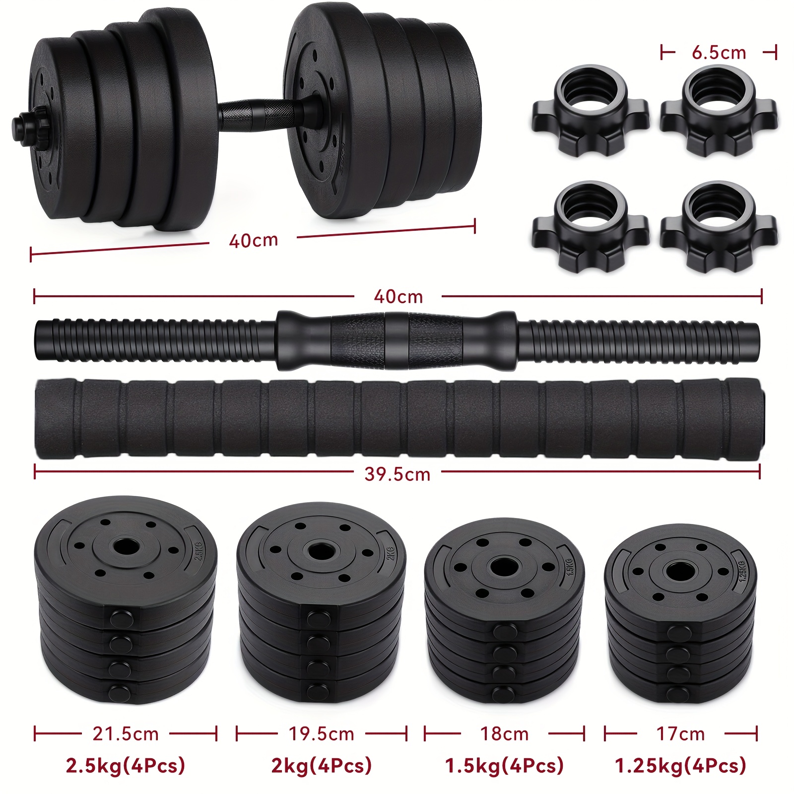 2-v-1 Nastavljiv Set Žebelj 20Kg/30Kg | Set Žebelj in | za opremo za domačo telovadnico za trening moči, izgradnjo mišic, vadbo rok in fitnes |